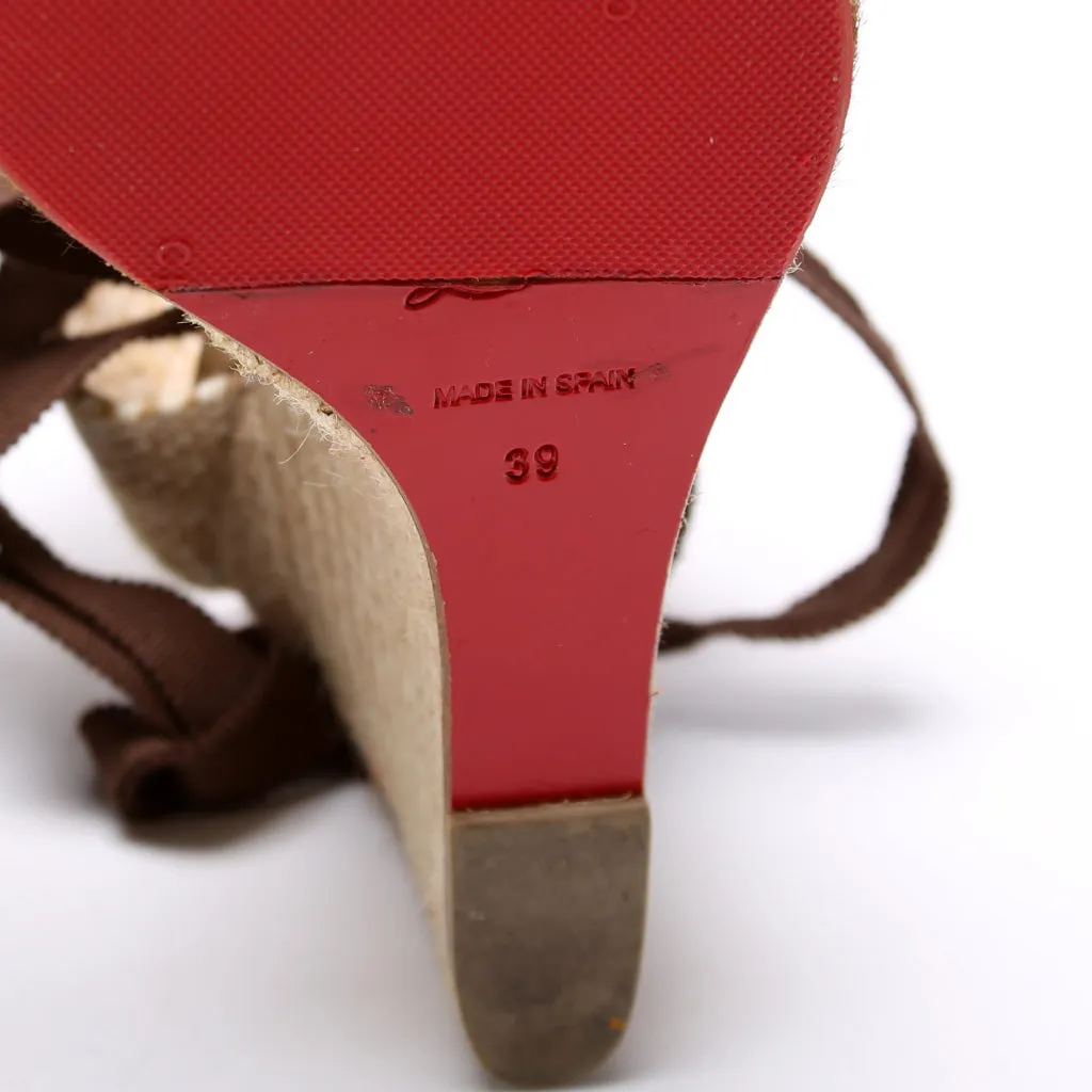 Espadrille Wedges Size 39