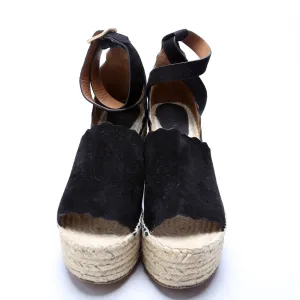 Espadrille Wedges Size 41 Black