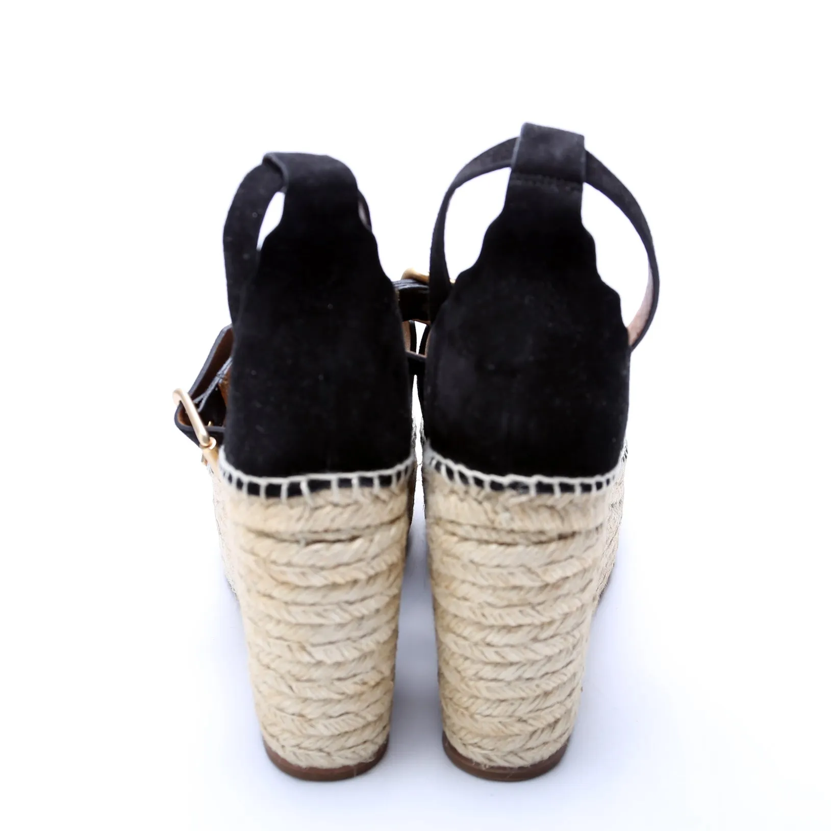 Espadrille Wedges Size 41 Black