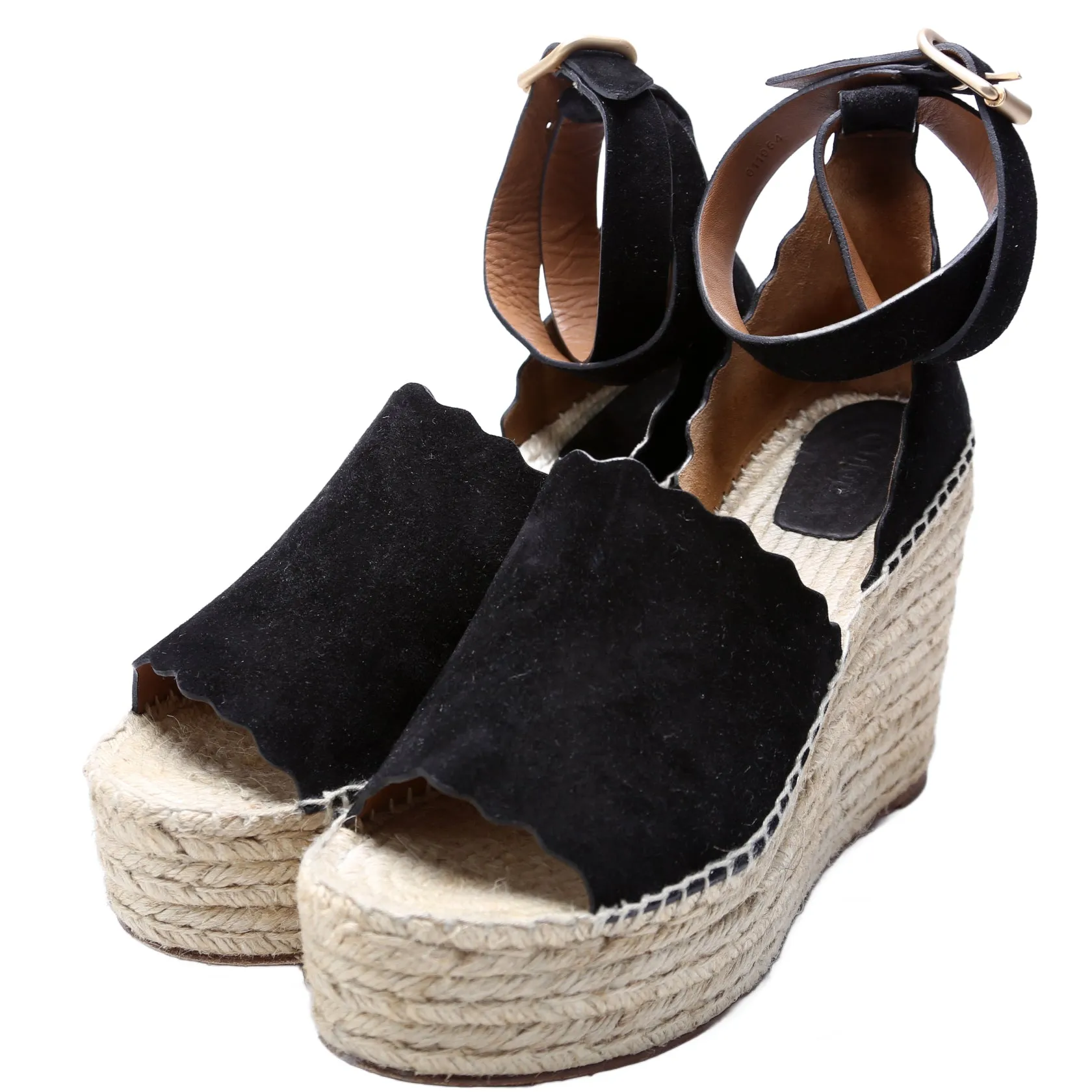 Espadrille Wedges Size 41 Black