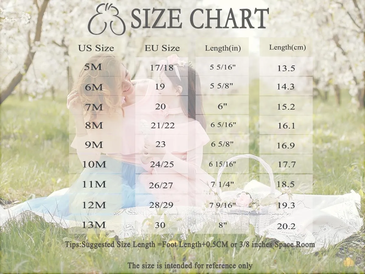 ESTINE Toddler/Little Kid Girls Bow Open Toe Flat Evening Dress Sandals