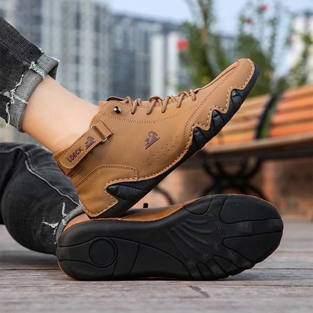 Explorer Waterproof Lightweight Unisex Outdoor Shoes for Hiking Camping & Driving Shoes High Top Chukka Boots Non-Slip Breathable Women&Men Italian Handmade Sports Shoe