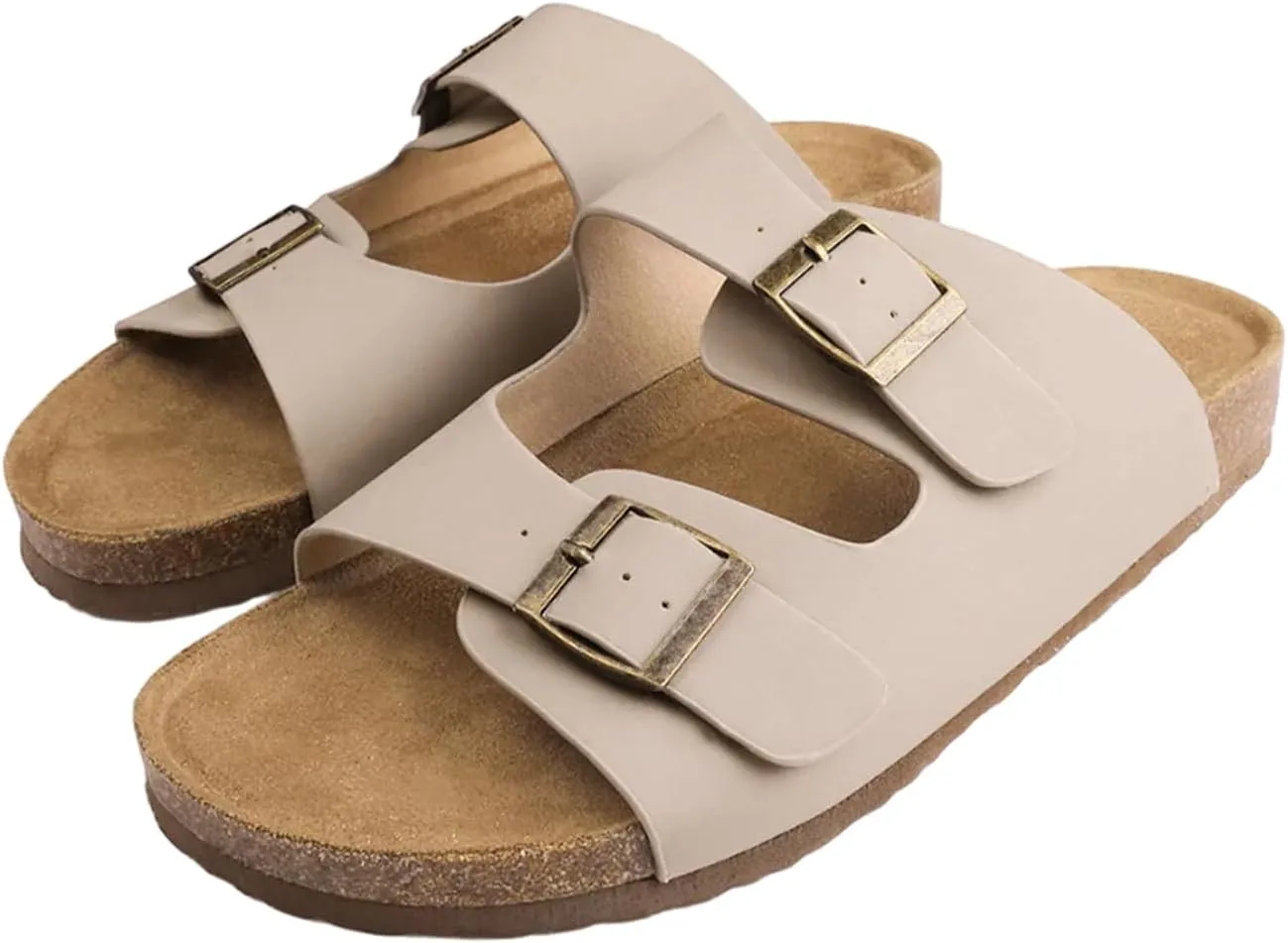 Fashion Thirsty - Nobuck Willow Flat Sandals for Women