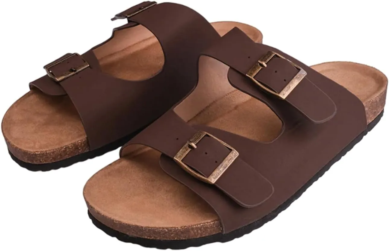 Fashion Thirsty - Nobuck Willow Flat Sandals for Women