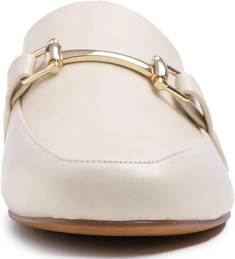 Feversole Women's Fashion Trim Deco Loafer Slippers