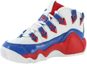 Fila Boy's Grant Hill 1 (Little Kid) White/Fila Red/Prince Blue 13 Little Kid M