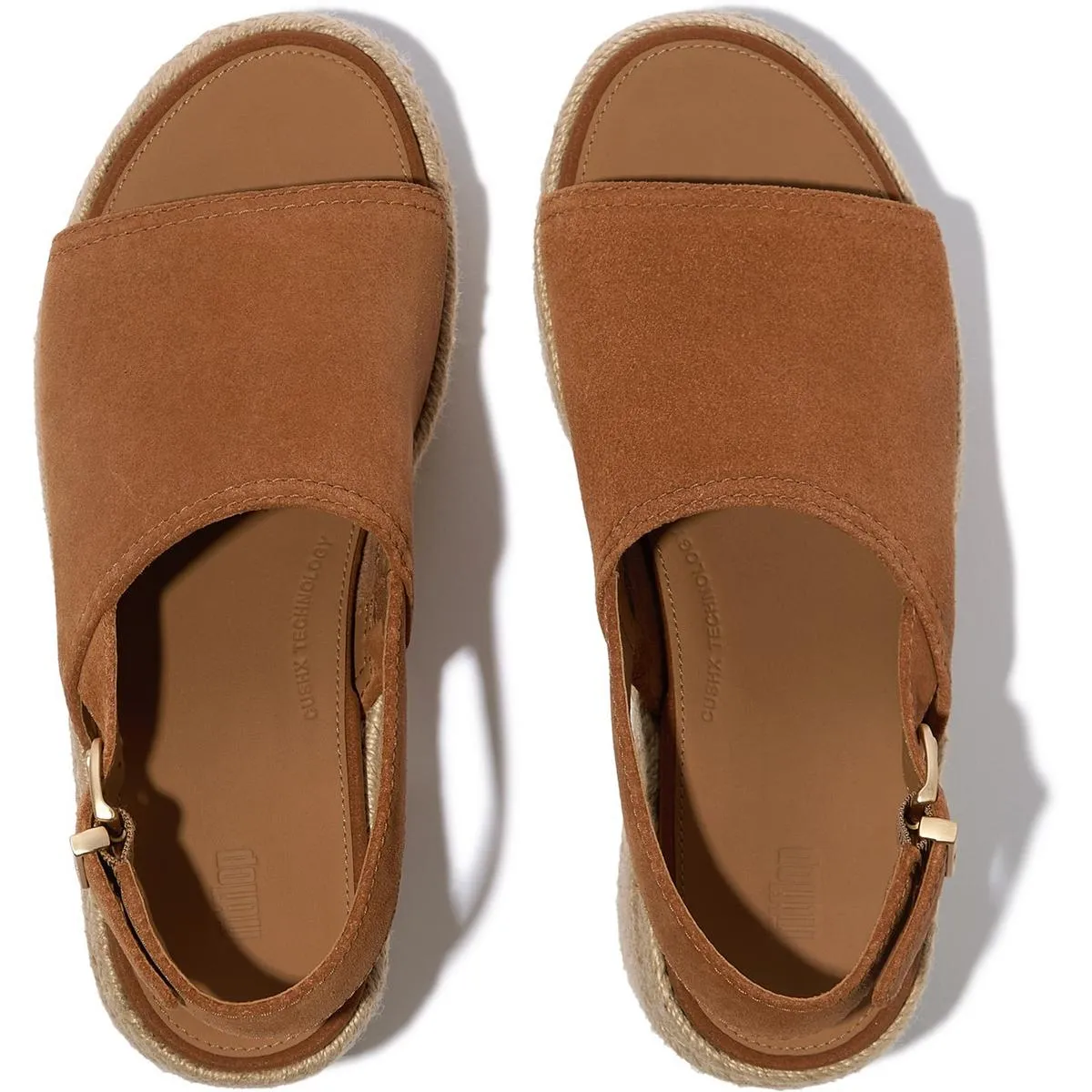 Fitflop Platfforms Wedge Deep Tan