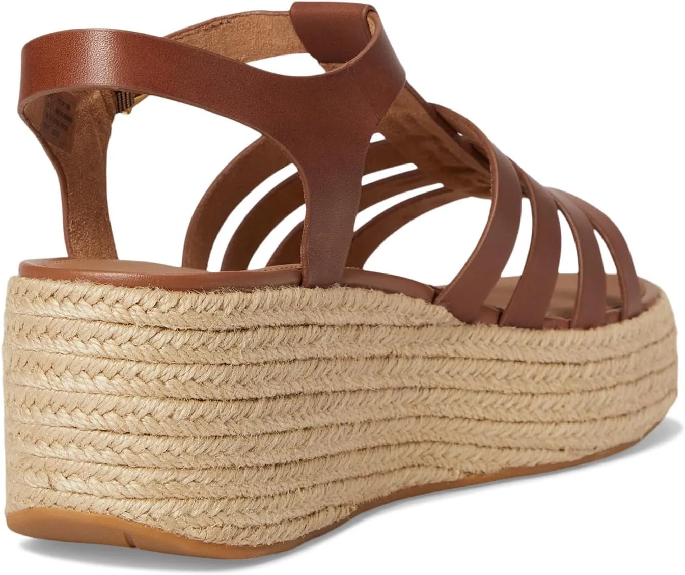 FitFlop Women's Platfforms Espadrille Leather Fisherman Wedge Sandals