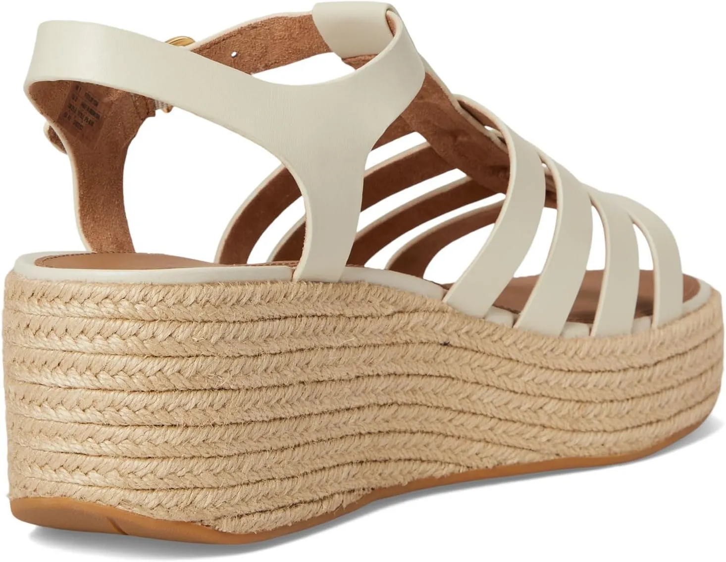 FitFlop Women's Platfforms Espadrille Leather Fisherman Wedge Sandals