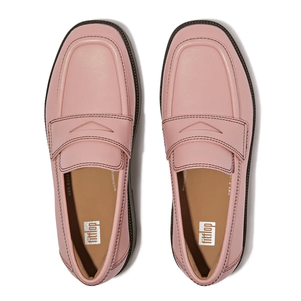 FitFlop x Song Hye Kyo<br>F-LUMA Contrast-Stitch Demi-Wedge Loafers
