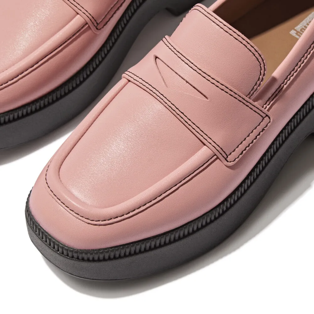 FitFlop x Song Hye Kyo<br>F-LUMA Contrast-Stitch Demi-Wedge Loafers
