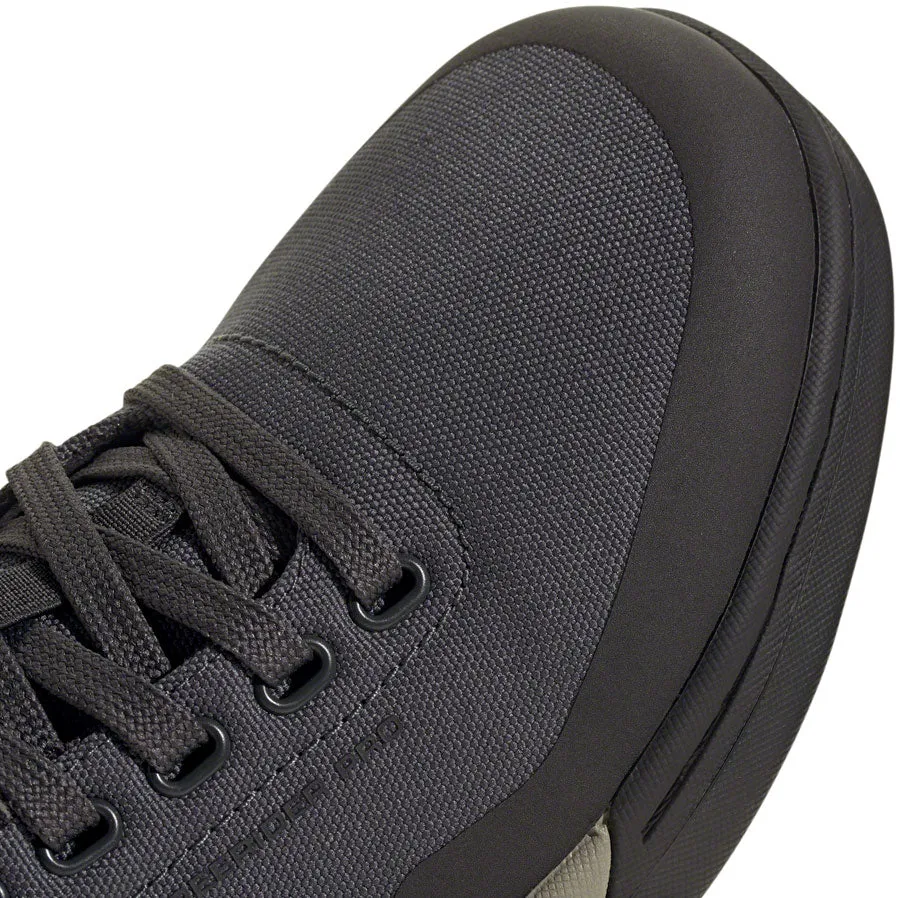 Five Ten Freerider Pro Canvas Flat Shoes - Men's, Gray Six/Silver Pebble/Core Black, 10