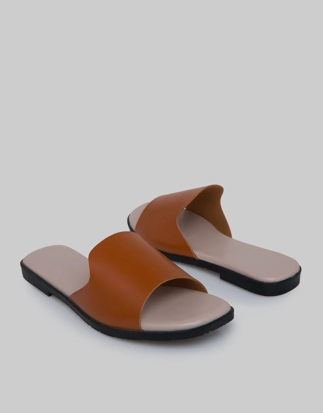 Fladeo Big Strap Sandal Teplek Slide Wanita