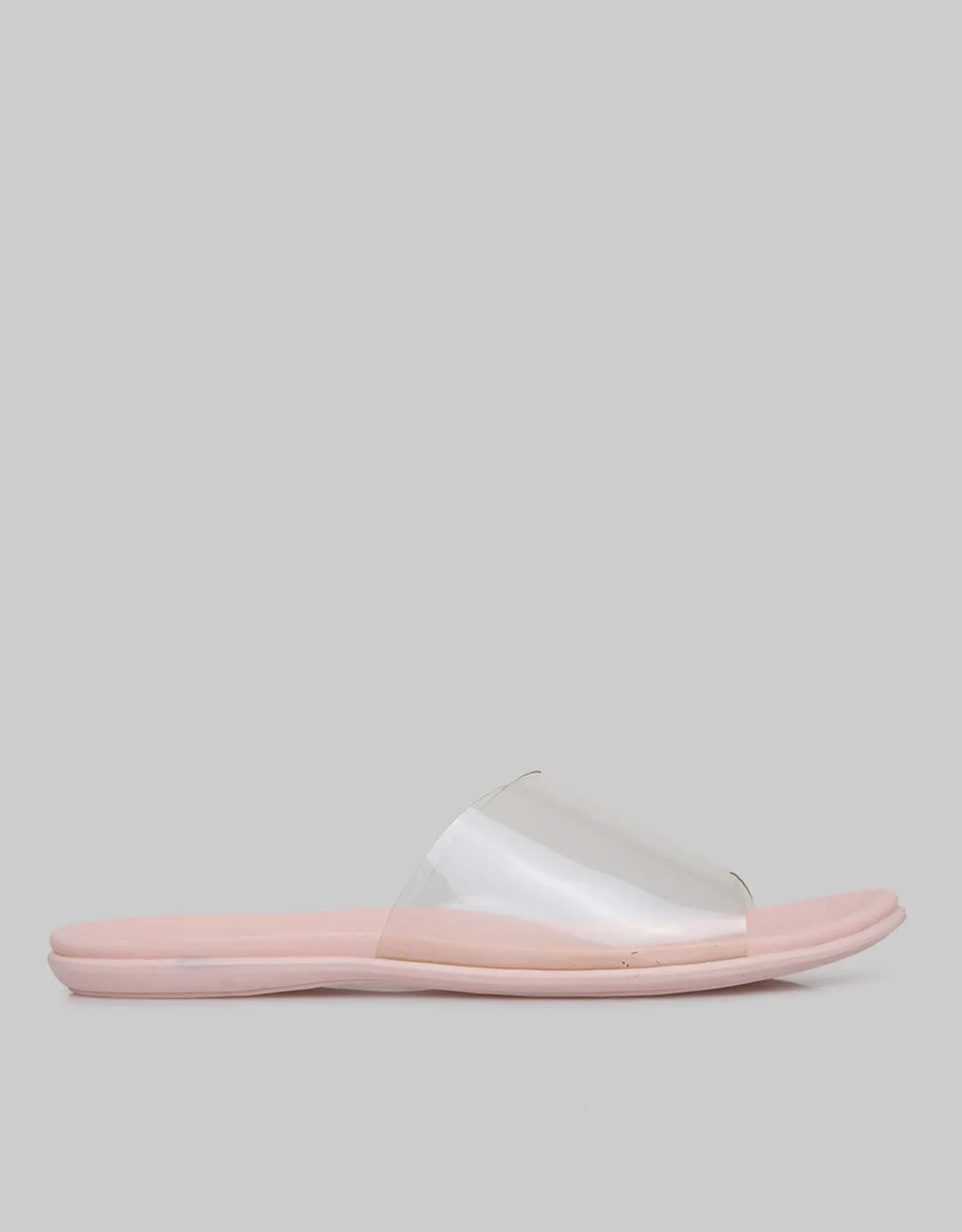 Fladeo Strap Transparan Sandal Slide Wanita