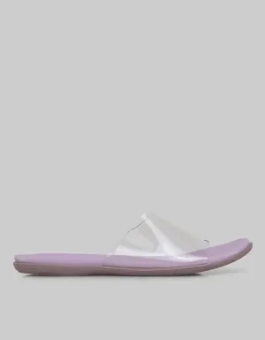 Fladeo Strap Transparan Sandal Slide Wanita
