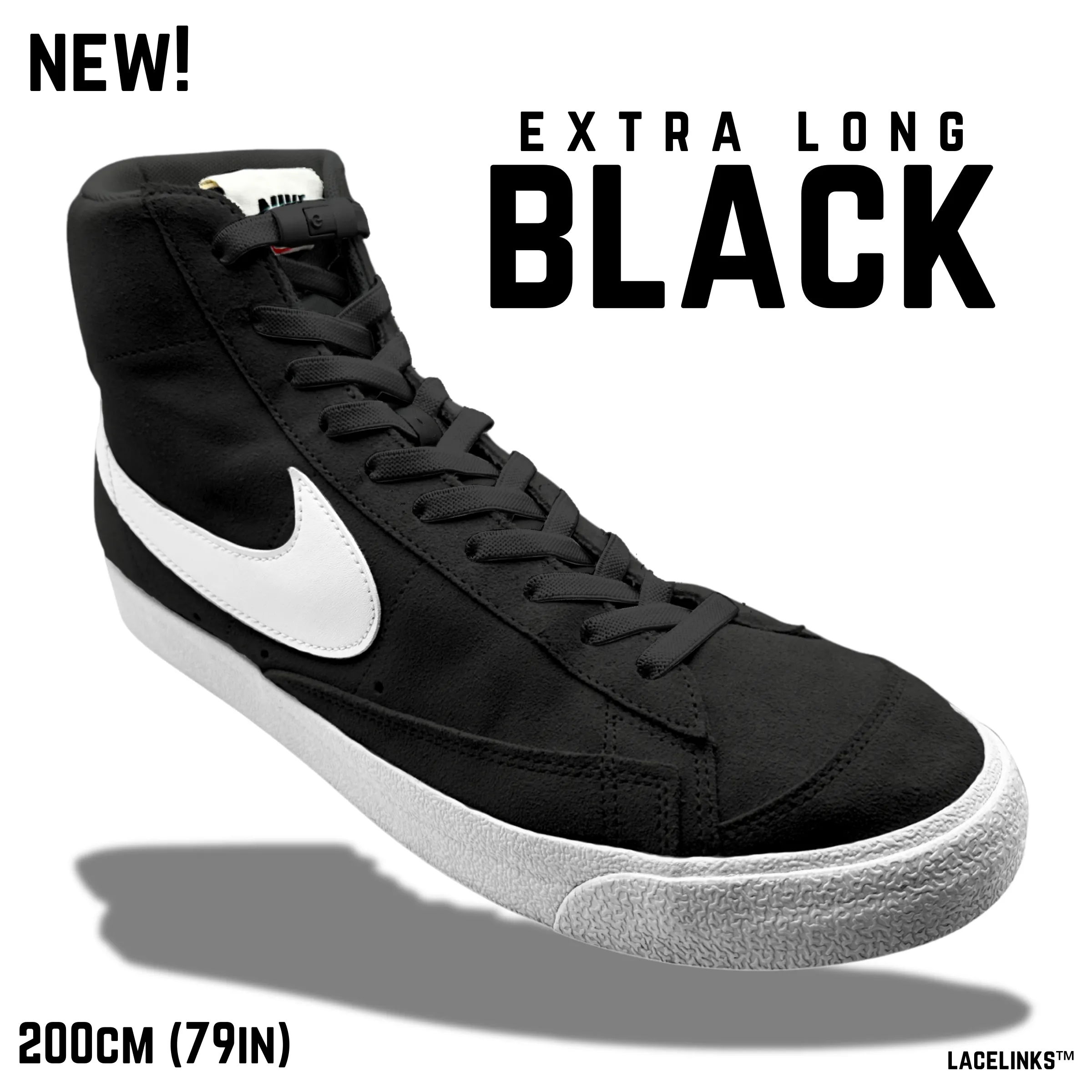 Flat Elastic Shoelaces