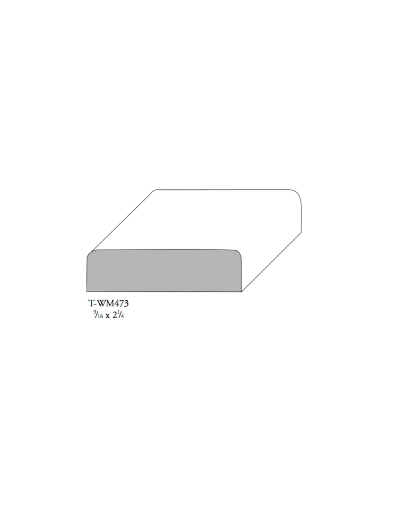 Flexible 2-1/4" Flat Stock Casing