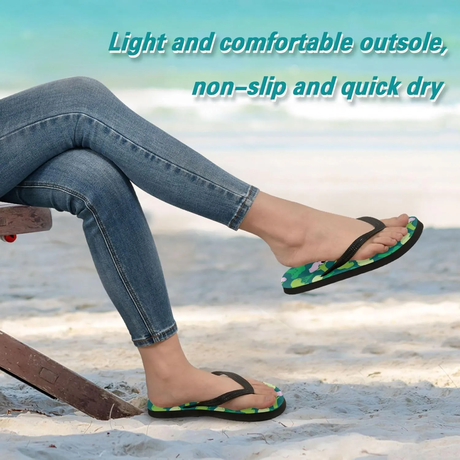 Flip Flops for Men Women Summer Beach Sandal Bathroom Shower Shoes