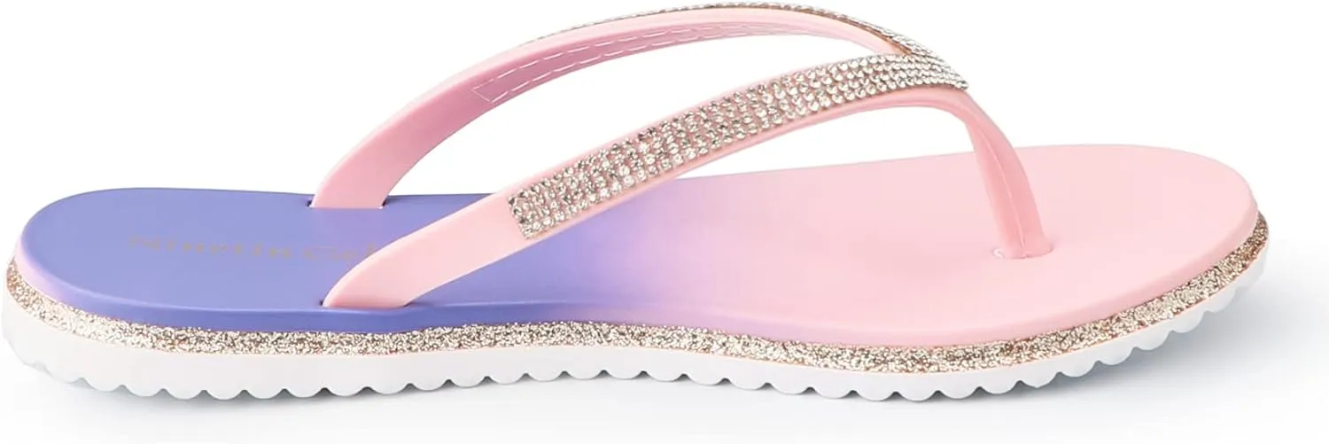 Flip Flops for Women.Comfortable Walking Flat Sandals.Beach Summer Casual Slide Sandals.Fashion Design for Indoor Outdoor