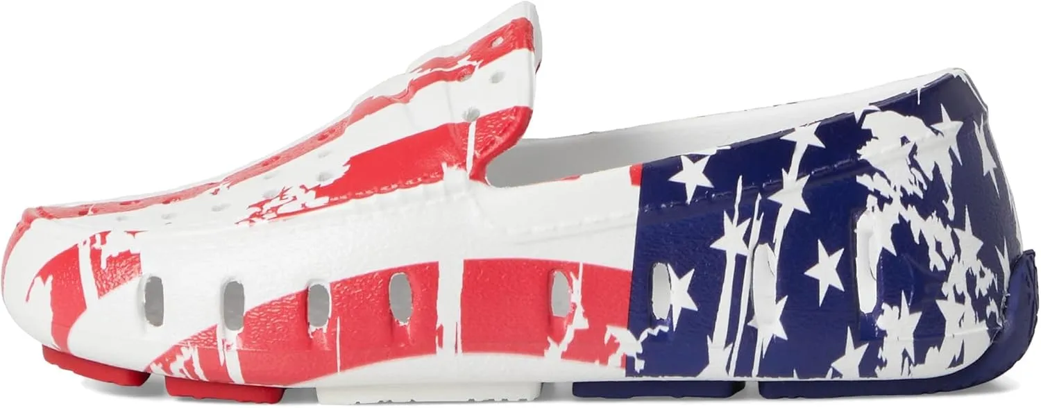 Floafers Unisex-Child Prodigy Driver Print (Toddler/Little Big Kid) Loafer
