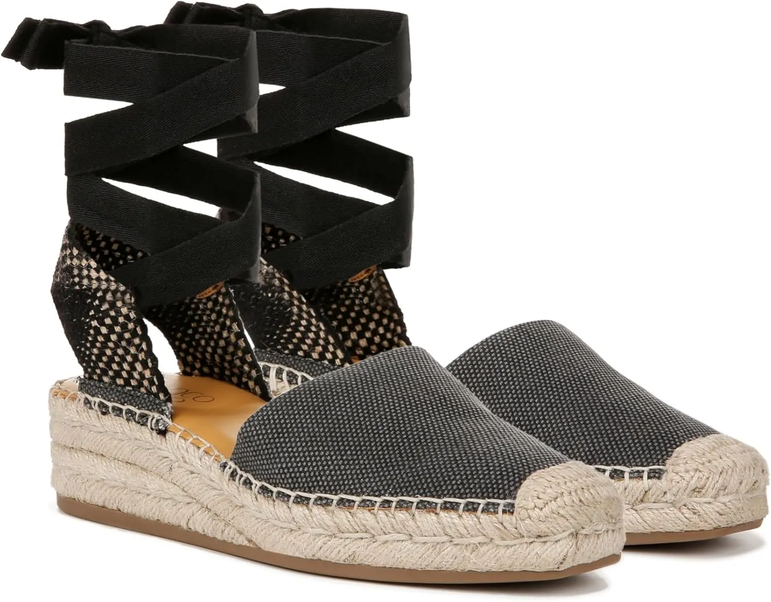 Franco Sarto Women's Britney Ankle Strap Wedge Espadrilles Sandal