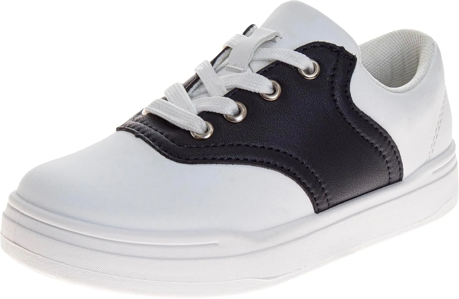 French Toast Kids Oxford Dress Shoes - Lace Up Loafer School Uniform Saddle Shoe for Girls and Boys (Sizes: 11-13 Little Kid / 1-7 Big Kid)