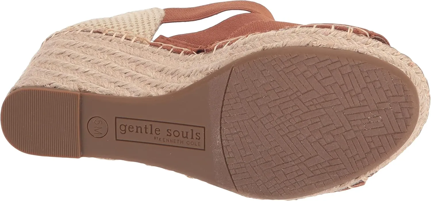 Gentle Souls by Kenneth Cole Women's Charli Four Elastic Heeled Sandal