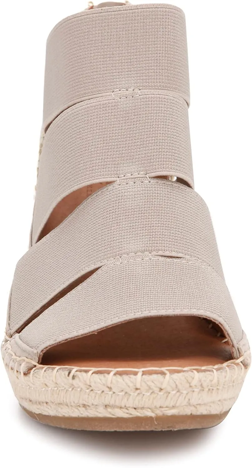 Gentle Souls by Kenneth Cole Women's Charli Four Elastic Heeled Sandal