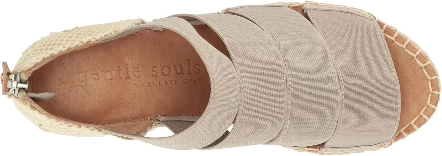 Gentle Souls by Kenneth Cole Women's Charli Four Elastic Heeled Sandal