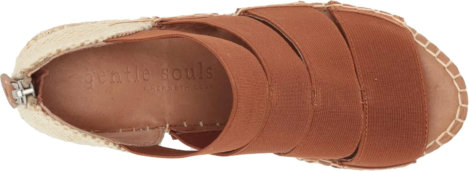 Gentle Souls by Kenneth Cole Women's Charli Four Elastic Heeled Sandal