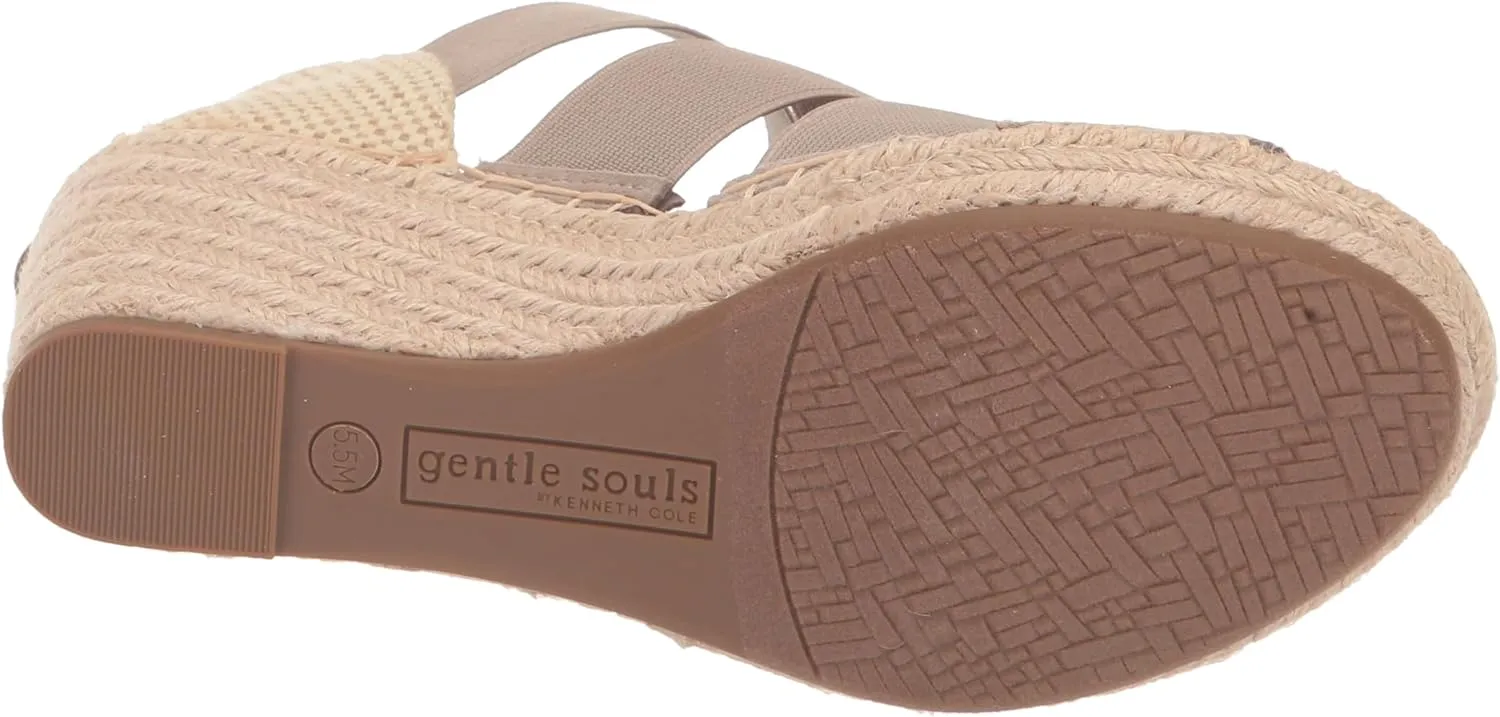 Gentle Souls by Kenneth Cole Women's Charli Four Elastic Heeled Sandal