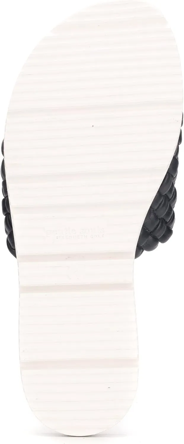 Gentle Souls by Kenneth Cole Women's Lavern Lite Braid Slide Sandal