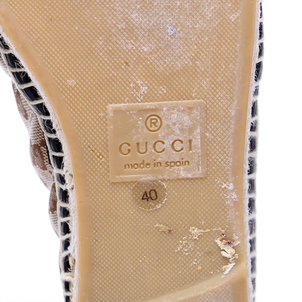 GG Marmont Espadrille Size 40
