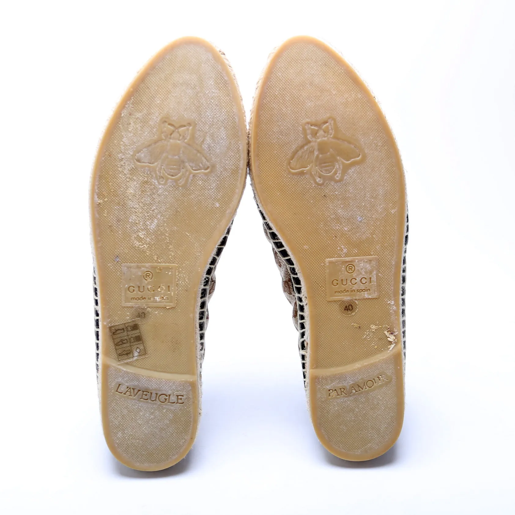 GG Marmont Espadrille Size 40