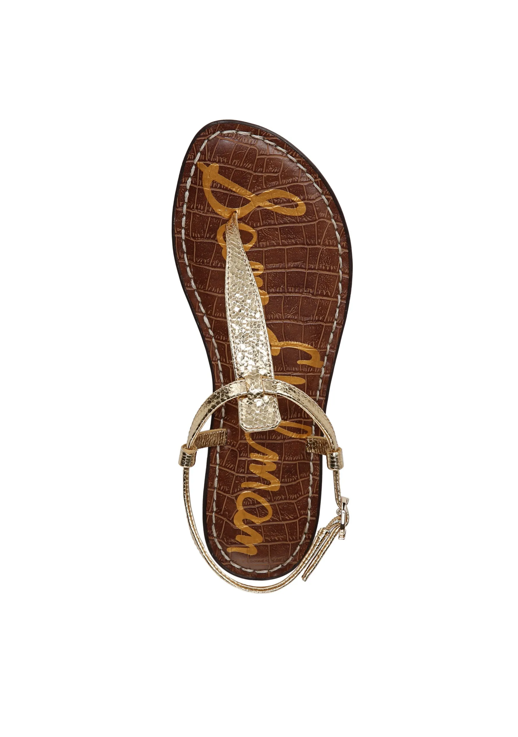 Gigi Sandal | Amber Gold