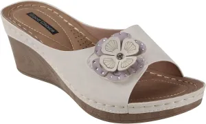 Good Choice Shoes Women's Naples Black Wedge Sandal - Size 9.5, Medium Width, Fashion-Conscious