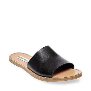 Grace Flat Sandal Black Leather 85 M Us