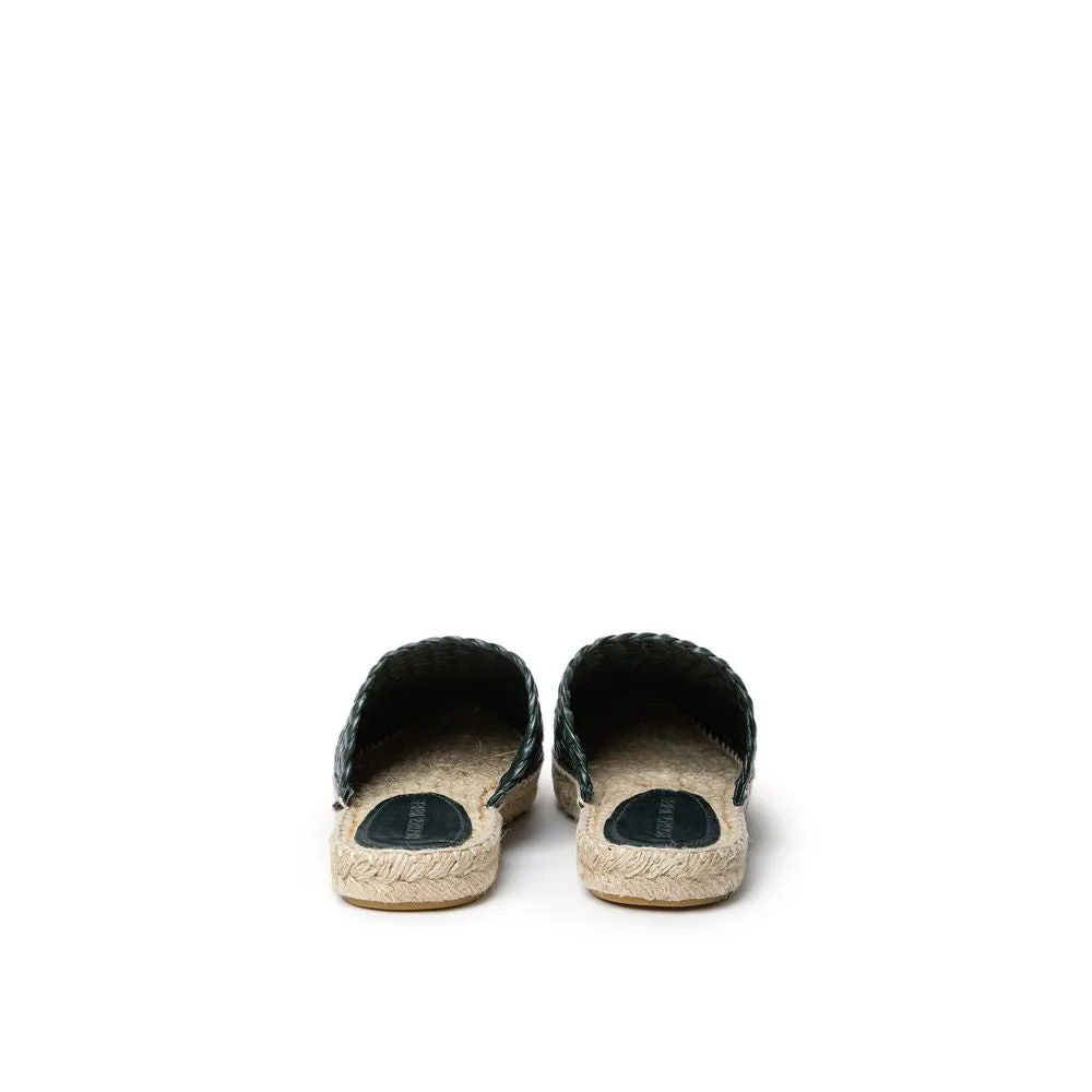 Green Leather Bottega Protected Veneta Massive offer Espadrille