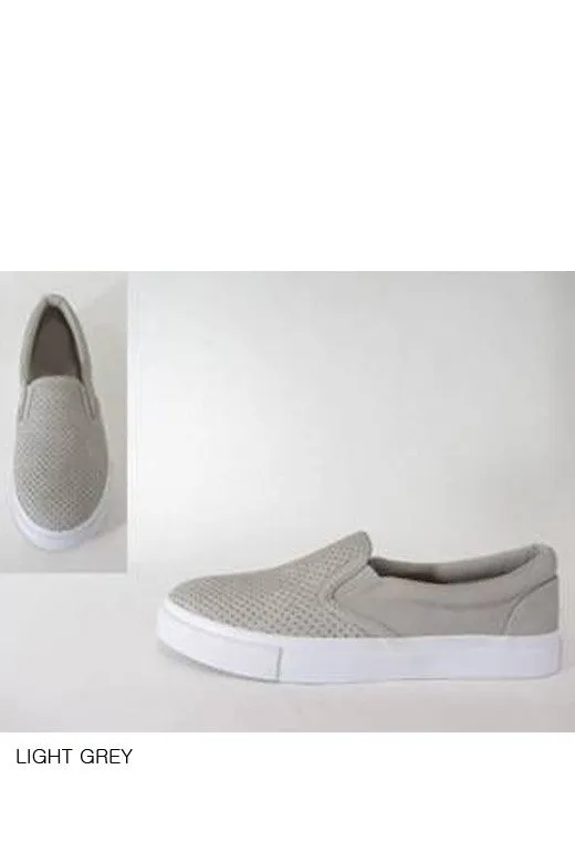 Grey Slide On Sneaker