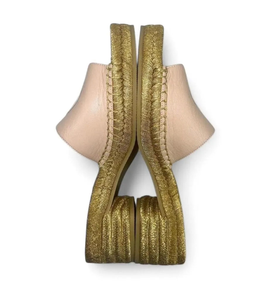 GUCCI GG Logo Open Toe Sandals EU38.5