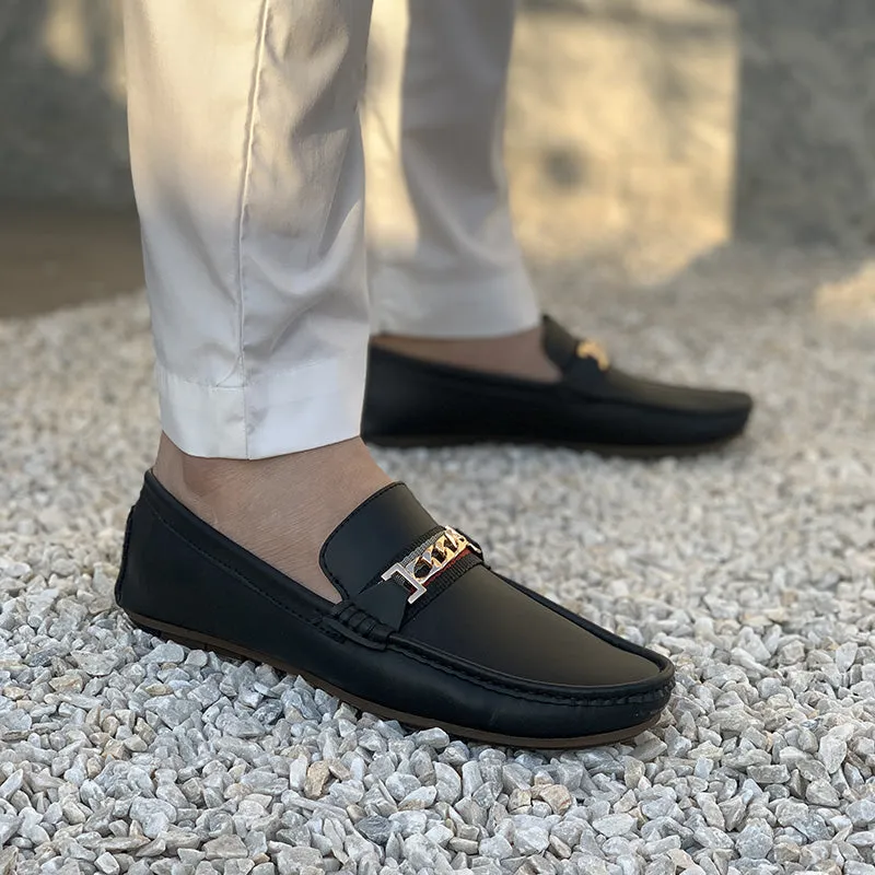 Handmade Chain Buckle Loafer SS-2313