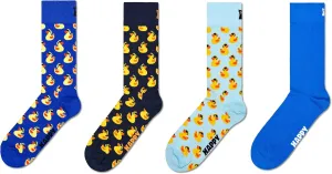 Happy Socks 4-Pack Socks, Tie-dye Sneaker, S/M