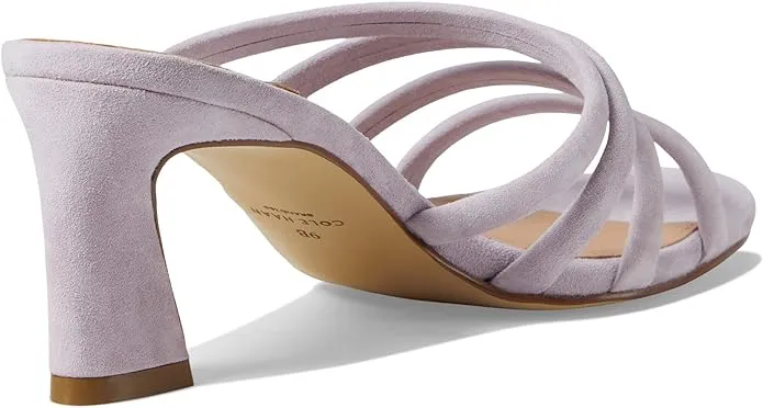 Heeled Haan Block Discounted shipping Intuitive Orchid Toe Cole Open Petal Sandals Suede Slingback Adella