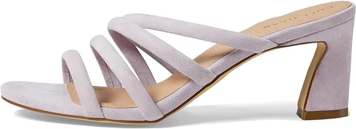 Heeled Haan Block Discounted shipping Intuitive Orchid Toe Cole Open Petal Sandals Suede Slingback Adella