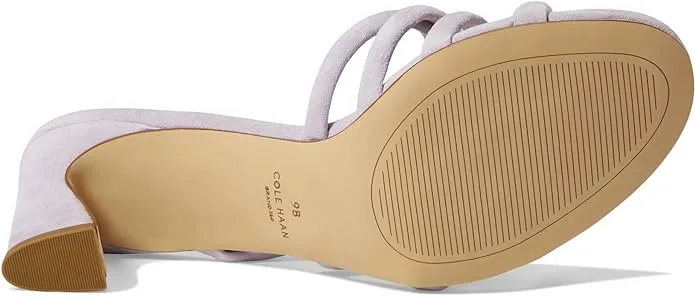 Heeled Haan Block Discounted shipping Intuitive Orchid Toe Cole Open Petal Sandals Suede Slingback Adella