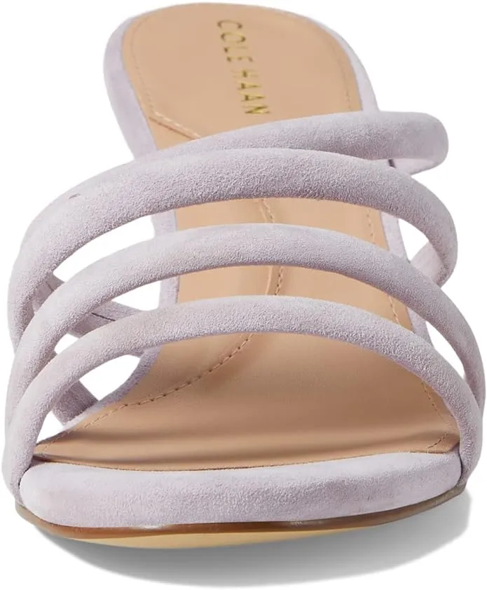 Heeled Haan Block Discounted shipping Intuitive Orchid Toe Cole Open Petal Sandals Suede Slingback Adella
