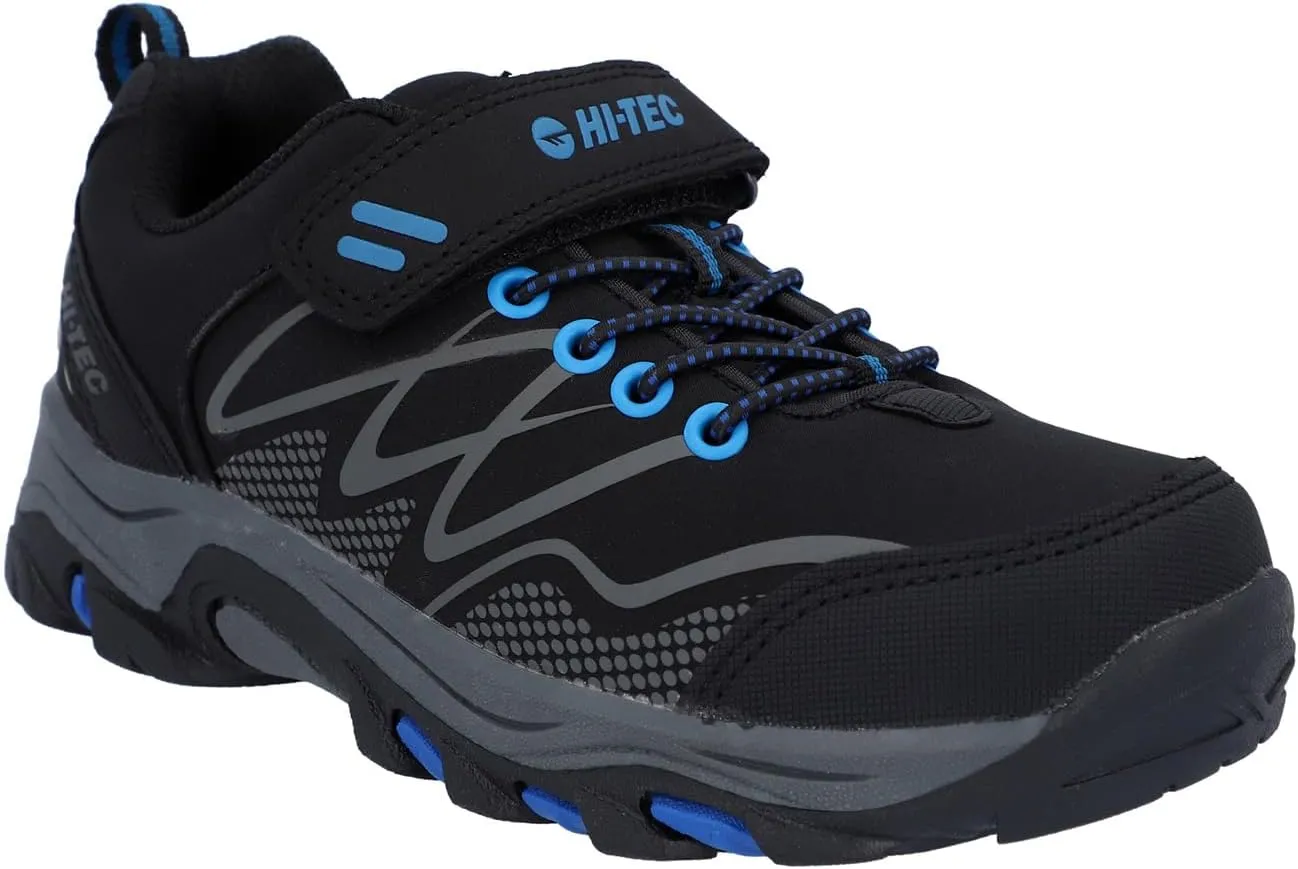 HI-TEC Blackout Low Boots Black/Blue UK 1 Black/Blue