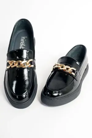 Hinako Women's Oscar Loafer in Black Patent