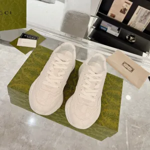 Hot price drop GG Voice-activated 100 Gucci SNEAKER RHYTON White