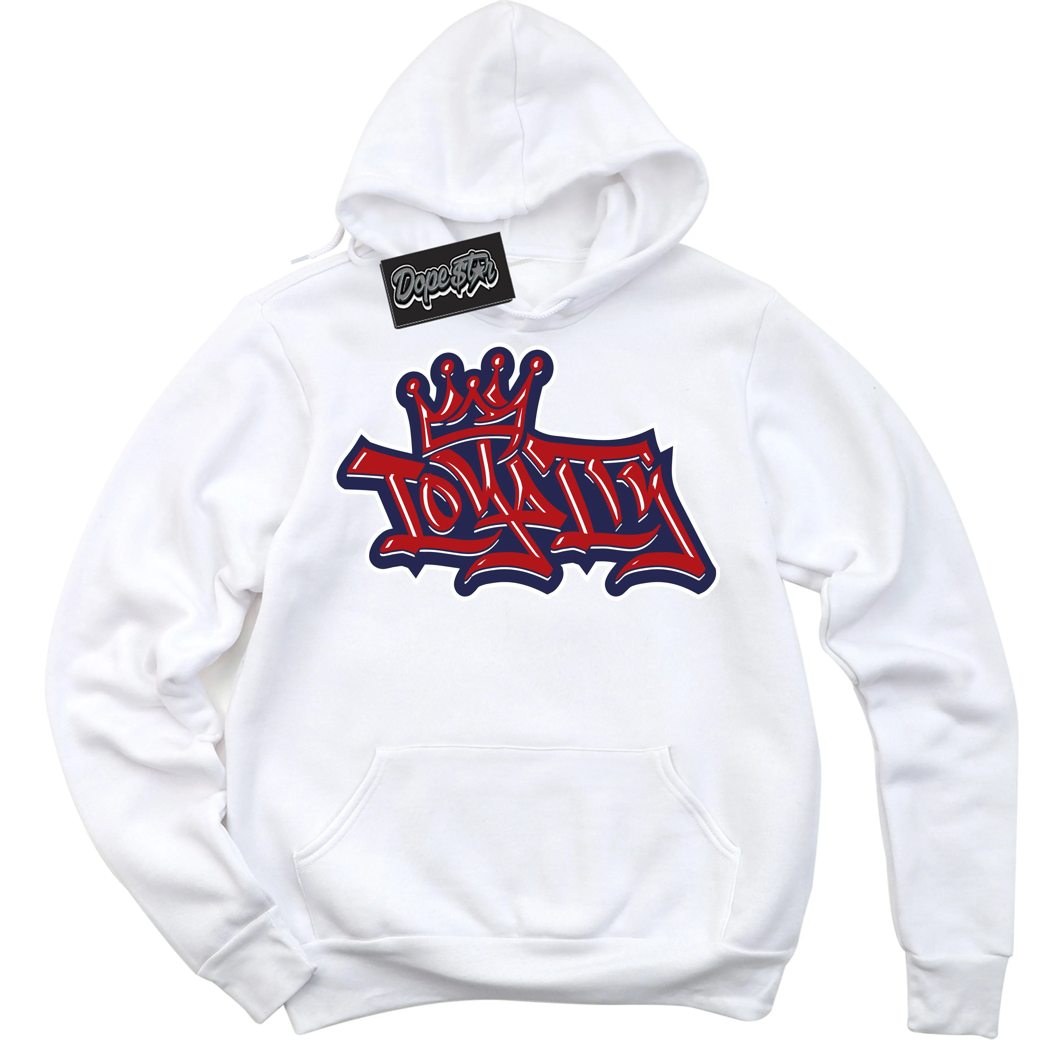 Howard University 1s Sneaker Hoodie Loyalty Crown Graphic